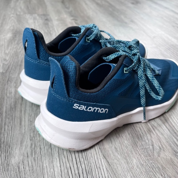 Salomon Womens Patrol Hiking Sneaker Size 9 Blue Outdoor Hike Running Shoe - Picture 3 of 12